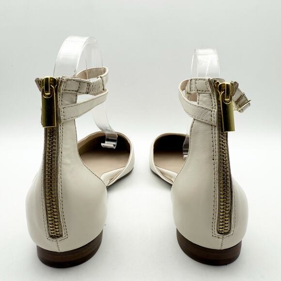 Seychelles Womens What a Girl Wants Flats US 8.5 M Off White Leather NWOB - Picture 9 of 12